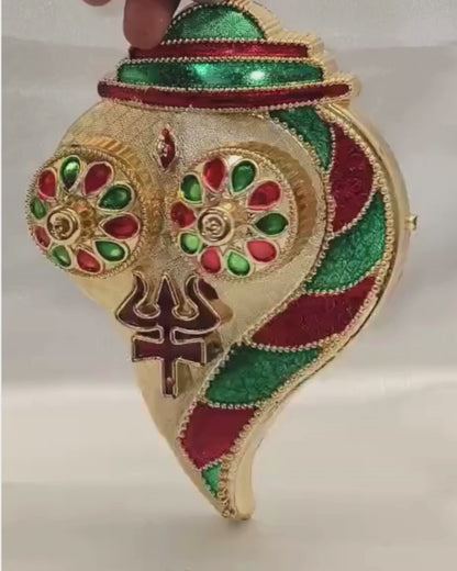 Shankh 3d pooja thali