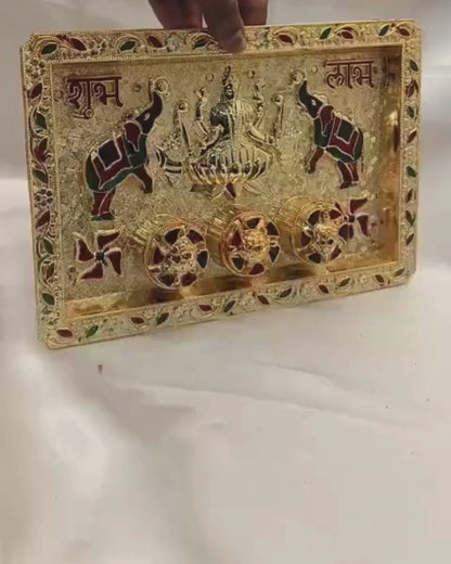 6"*9"laxmi hathi thali