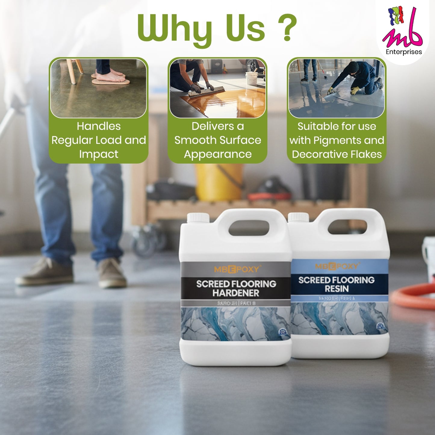 MBEPOXY® Screed Coat Flooring Resin